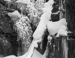 Frozen waterfall, Eggedal, 1984