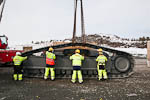 Montering av Terex gravemaskin <br> Assembling Terex excavator