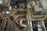 Finknuseren sett fra toppen <br> Looking down into the secondary/tertiary crusher plant