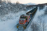 Malmtoget ved Hesseng <br> Ore train at Hesseng