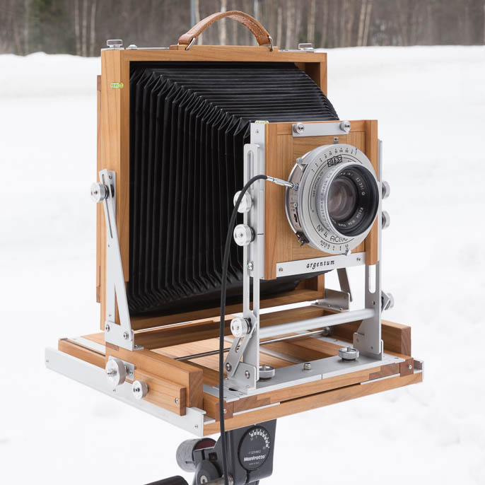 Kamera med Kodak 190 mm