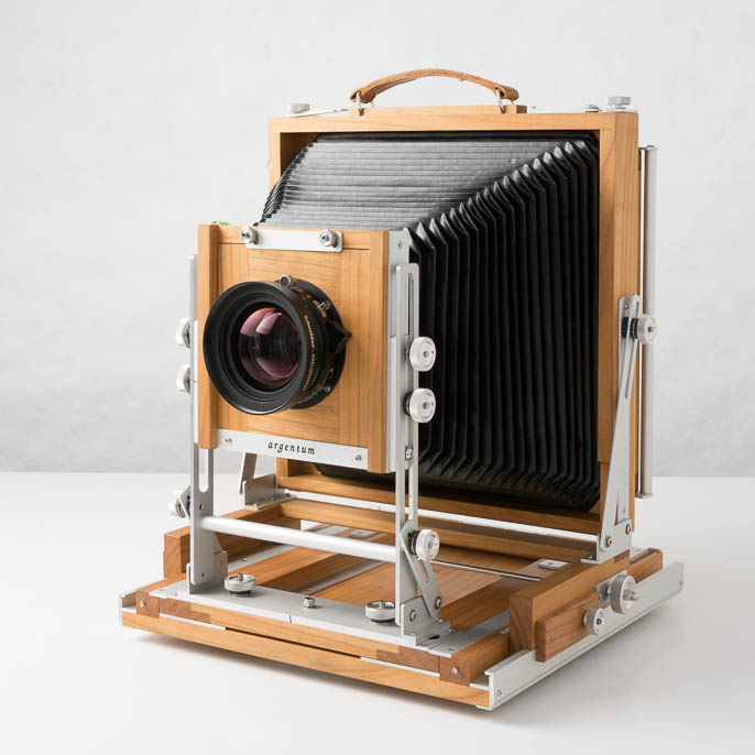 Kamera med Schneider 210 mm
